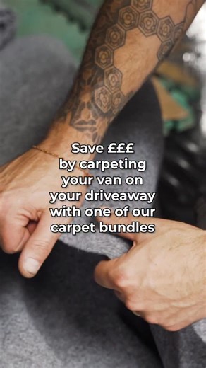 Our bestselling 4-way stretch campervan carpet is available for small, medium, and large vans, or you can order as many meters as you need. It's the perfect base for your camper conversion. Two fantastic, in-depth How To videos are available on our YouTube channel. Search for Combe Valley Campers. 🎥 @just_jassim | Combe Valley Campers