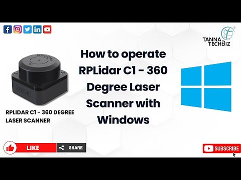 How to Operate RPLidar C1 360 Degree Laser Scanner with Windows #HowIsLidarUsed