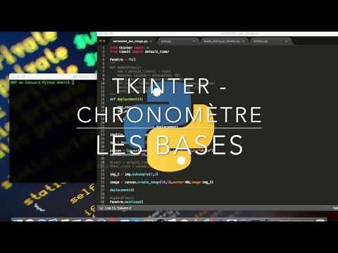 Python Faire un chronomètre en tkinter