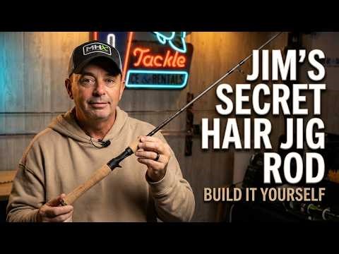 Building Jim Crowley's Signature Series Hair Jig Rod/ From Blank to Finished Rod