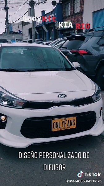 Custom Diffuser Design for Kia Rio in Colombia
