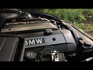 BMW 525i M54 #e39 engine rev sound check