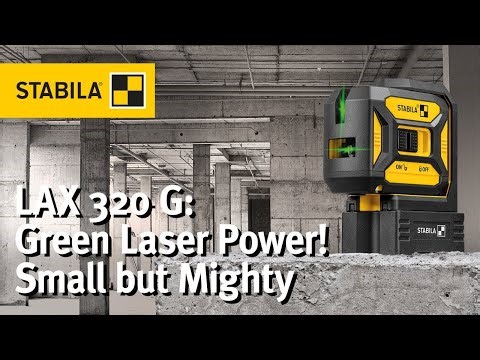 LAX 320 G cross line laser: The Go-to Tool for precise interior markups