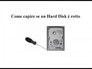 How to understand if a hard disk is broken