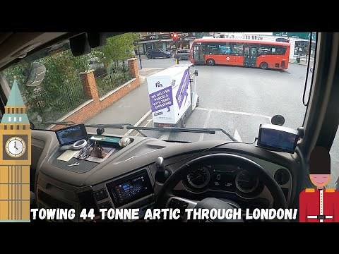 TOWING 44 TONNE ARTIC LORRY THROUGH LONDON!
