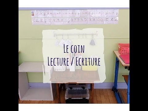 Les outils des centres d'autonomie : les coins écriture et lecture