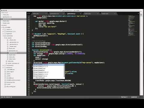 part 3: Google maps API: directions service