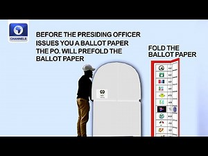 How To Fold Ballot Paper After Thumb-Printing | Election 101