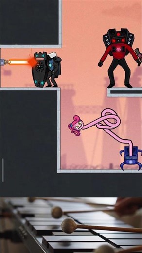 WE SURVIVED A MONSTER INVASION IN ANDROID GAMEPLAY! #games #shorts