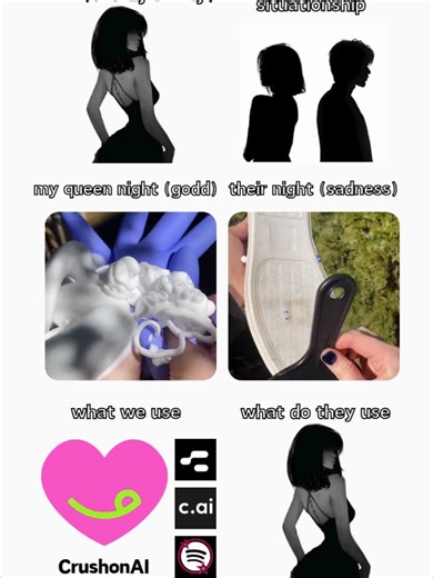 my queen night be like:#iykyk #nightlife #aichat #chai #crushonai