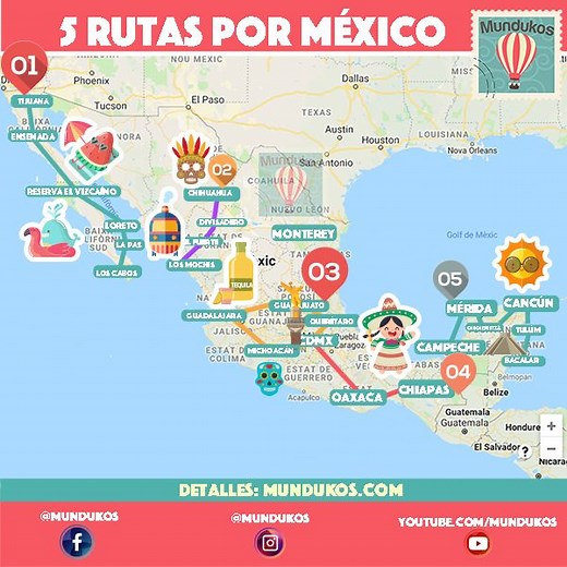 5 viajes que tienes que hacer en México - ¿Cómo viajar por México? - Mundukos