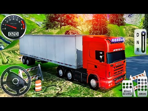 Offroad Cargo Truck Driver Simulator 3D - Real Transport Truck Uphill Driving - Android GamePlay