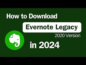 How to Download Evernote Legacy in 2024 | Download Older Version of Evernote Using This Method