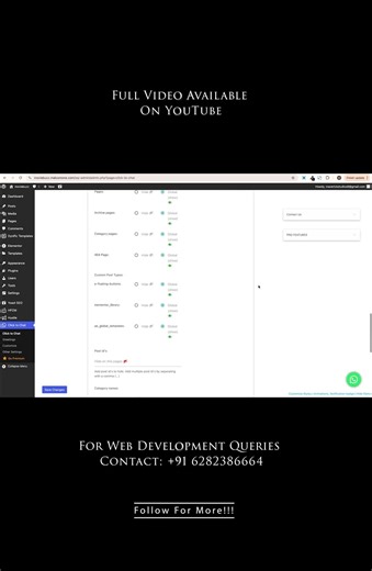 How to Add WhatsApp Button in WordPress (Malayalam) 💬 | Elementor Tutorial #website #malayalam