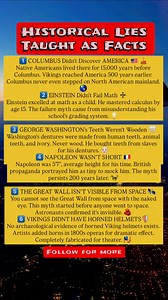 Think you know history? Think again! 🤯 We’re debunking the biggest lies ever taught in school, starting with the truth about Columbus and the "discovery" of America. ⛵🚫 #HistoryMyths #TruthRevealed #FactCheck #MindBlown #HistoryBuff | James Michael