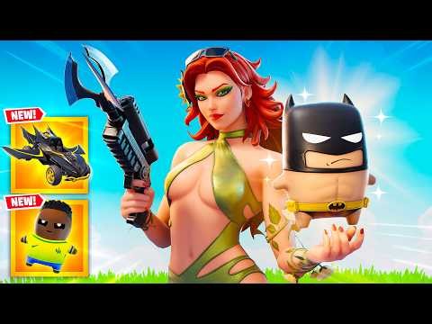 NEW *HOT BAT SUMMER* UPDATE in FORTNITE! (Catwoman, Poison ivy, Harley Quinn, Batman)