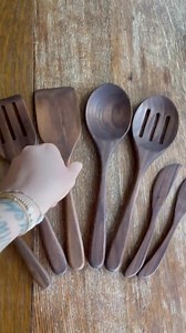 Walnut Kitchen Utensils | Handmade Wooden Cooking Tools | Natural Finish (single or Set) - Etsy