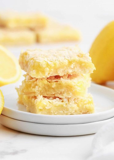 Lemon Coconut Bars - I Heart Naptime