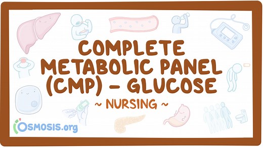 Complete metabolic panel (CMP) - Glucose: Nursing: Video & Causes | Osmosis