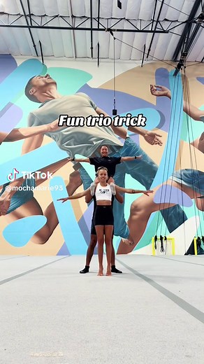 We have the most fun together😂🫶🏽 #circus #acrobatics #partnerchallenge #gymtok