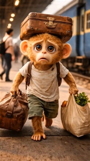 Failure Didn’t Stop monkey #monkey #emotionalstory #puppy #dog #short