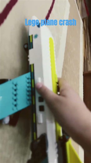 Lego plane crashes #aviation #edit #crash #pilot #airplane #lego