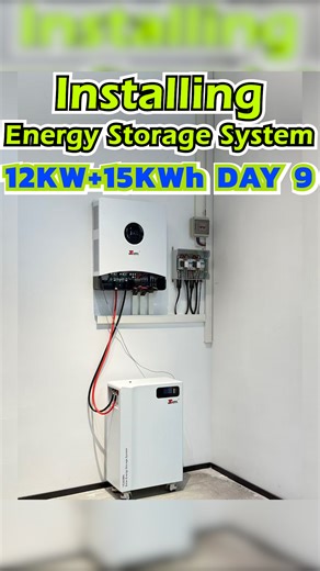 SUNC Energy Storage System: Day 9, 12KW off-grid solar inverter, connected to a 51.2V 300Ah 15kwh energy storage battery. DIY off-grid solar energy storage system success!#SolarPower #lithiumbattery #FactoryVisit #WorkshopLife #manufacturing #energy #sunc #energystoragebattery #lithium #ESS #energysystem #newenergy #solarenergy #solar #factory #solarbattery #LIFEPO4 #lifepo4battery #inverter | SunC New Energy Co.,Ltd