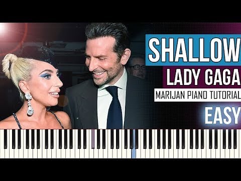 How To Play: Lady Gaga & Bradley Cooper - Shallow | Piano Tutorial EASY + Sheets