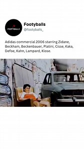 2K views · 4.2K reactions | 2006 Adidas Retro Commercial  . . Follow @footyballs_ . . football #soccer #sports #futbol #fifa #sport #premierleague #messi #championsleague #ronaldo #cr7 #love #bhfyp #realmadrid #laliga #neymar #leo #adidas #adidasfootball | Footyballs | Facebook