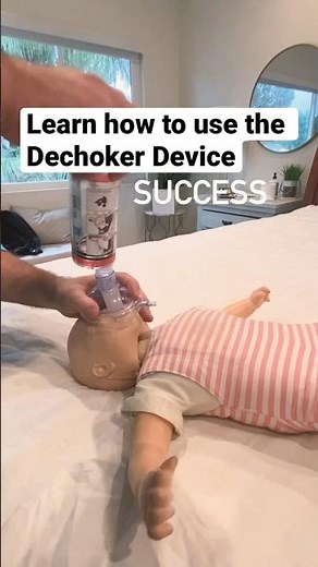 How to treat a choking victim using a dechoker. How to use dechoker #shorts28 #shortsreel #choking