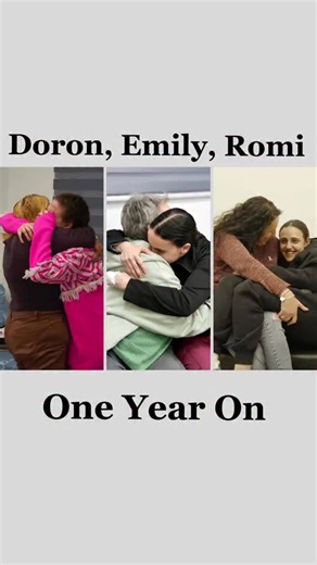 💛 It has been one year since the first phase of the second hostage deal began. On this day, Emily Damari, Doron Steinbrecher and Romi Gonen were released after 471 days in Hamas captivity. Over the following 34 days, 30 more hostages were released, including 22 living hostages and eight fallen hostages. An additional five Thai hostages were also released outside the official deal. In honour of one year since their return, we wanted to share the video of the three women reuniting with their moth