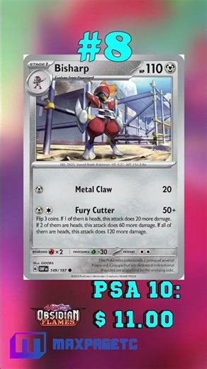 Top 10 Bisharp Pokémon Cards #tcg#pokémon#bisharp