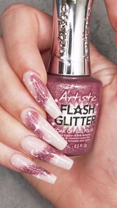 18K views · 2K reactions | Sparkle and shine with this eye-catching nail art using our NEW Flash Glitter gels! | Artistic Nail Design | Facebook