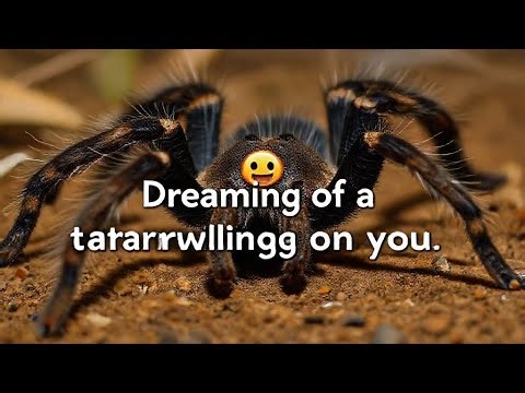 Dream meaning of a tarantula crawling on you