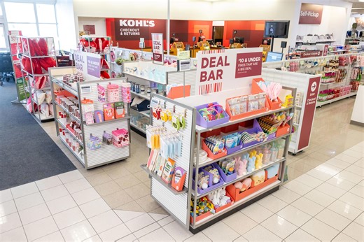 Kohl's unveils new $10 and under 'deal bar' in stores