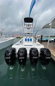 We stepped aboard hull #3 from Front Runner Boats, a spacious 39 foot center console powered by 1600 HP – 4x400 HP Mercury Verados! | YachtWorld