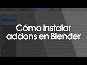Cómo instalar addons en Blender