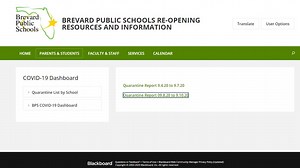 Brevard Public Schools launches COVID-19 dashboard, reports 32 cases in schools in last week
