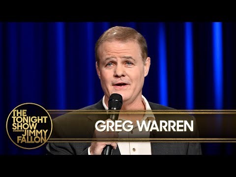 Greg Warren Stand-Up: Car Insurance and Competitive Fishing | The Tonight Show Starring Jimmy Fallon