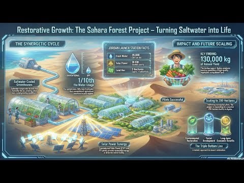 How The Sahara Forest Project Turns Saltwater into Life