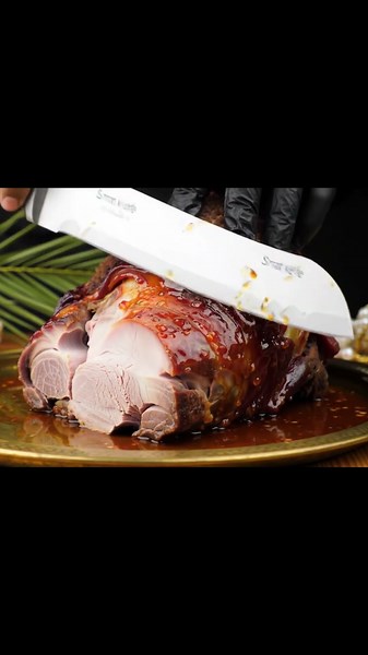 🐪✨ Bahraini Pearl Island Roast | Camel Feast with Chili Date Glaze | Smart Knife