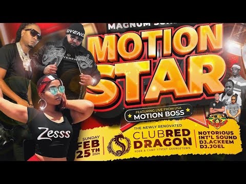 NOTORIOUS SOUND @ MAGNUM SUNDAZE "MOTION SUNDAY" @ CLUB RED DRAGON 🇬🇾