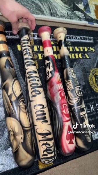Airbrush Art on Bats: A Cultural Expression