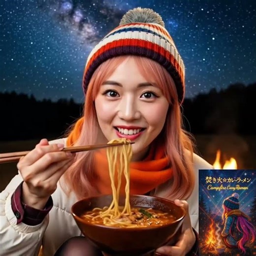 [ゆるキャン△] - Campfire Curry Ramen