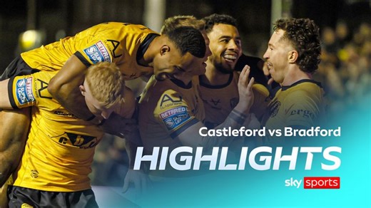 Castleford Tigers 40-28 Bradford Bulls: Jason Qareqare hat-trick helps Ryan Carr's side to second win of season to start Super League's 30th birthday