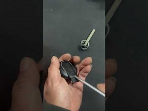 How to replace the battery of the Mini Cooper key.