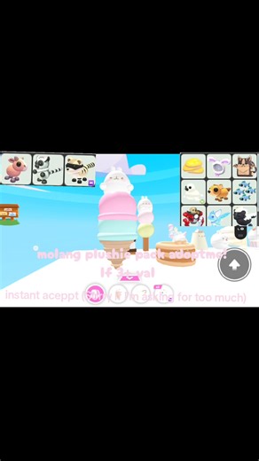 I'm sorry if I'm asking for too much, that's what I want, but can also offer something else (srry for my bad english) #adoptme #adoptmecute #adoptmeplushiepack
