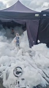 Foam Party ☁️🔫#foamparty #FoamParty #LETSGETFOAMY #partytentrental | Tommy's Tubs Hot Tub & Party Tent Hire