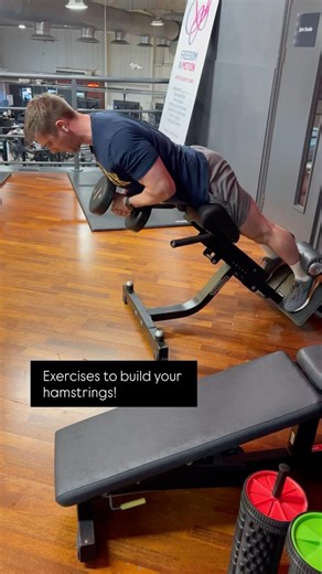 Build and strengthen your hamstrings with these exercises!