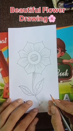 Flower Drawing Step by Step ll Beautiful Flower Drawing🌼🌸